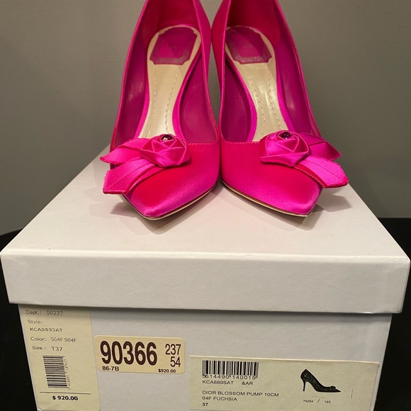 Dior Shoes - Christian Dior Blossom Pump in Fuchsia sz 37 in excellent condition! Used once